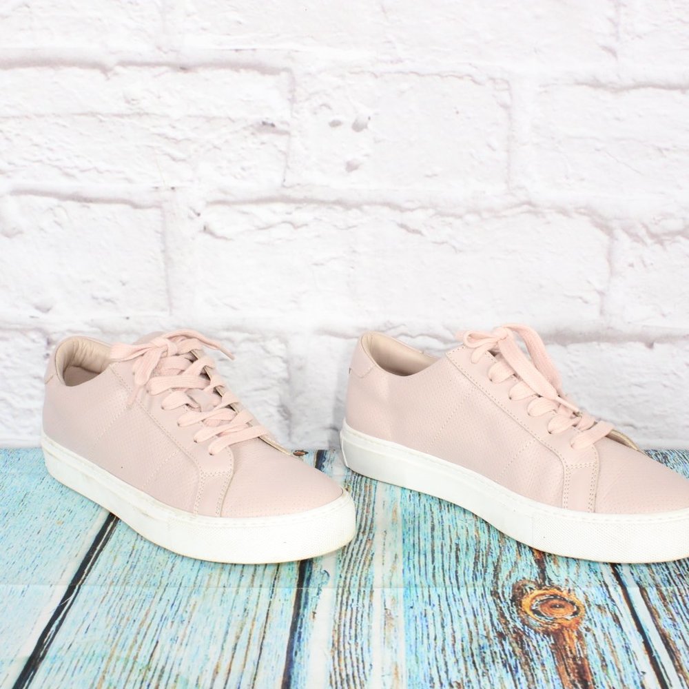 Greats Brookyln Women's Pink Leather Lace Up Low Top Sneakers Size US 9 - Picture 3 of 9
